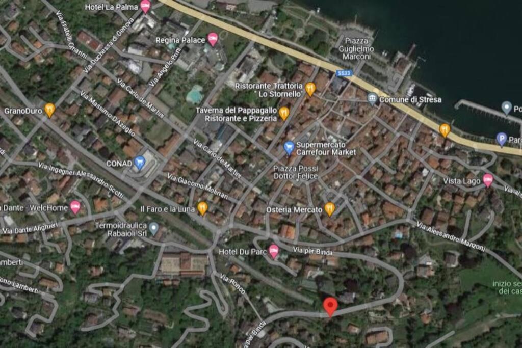 La Finestra Sul Lago - In Villa Con Vista E Posto Auto Coperto Stresa Bagian luar foto